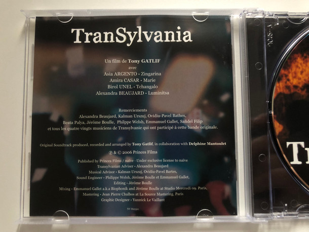 Transylvania - Bande Originale De Tony Gatlif / Naïve Audio CD 2006 / NV 810311