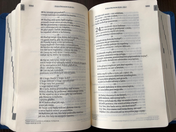 Biblia Ekumeniczna - Leather bound Polish Ecumenical Bible with Deuterocanonical books / Polish Bible Society 2019 / Miękka / Z Ksiegami deuterokanonicznymi / Towarzystwo Biblijne W Polsce (9788385260745)