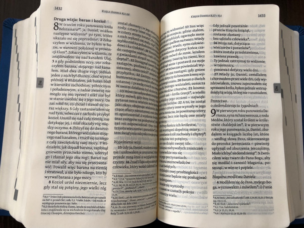 Biblia Ekumeniczna - Leather bound Polish Ecumenical Bible with Deuterocanonical books / Polish Bible Society 2019 / Miękka / Z Ksiegami deuterokanonicznymi / Towarzystwo Biblijne W Polsce (9788385260745)