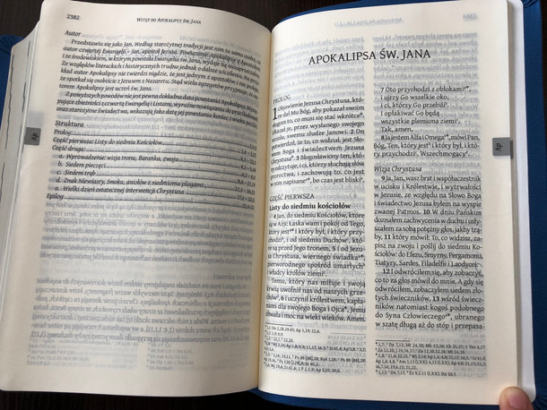 Biblia Ekumeniczna - Leather bound Polish Ecumenical Bible with Deuterocanonical books / Polish Bible Society 2019 / Miękka / Z Ksiegami deuterokanonicznymi / Towarzystwo Biblijne W Polsce (9788385260745)