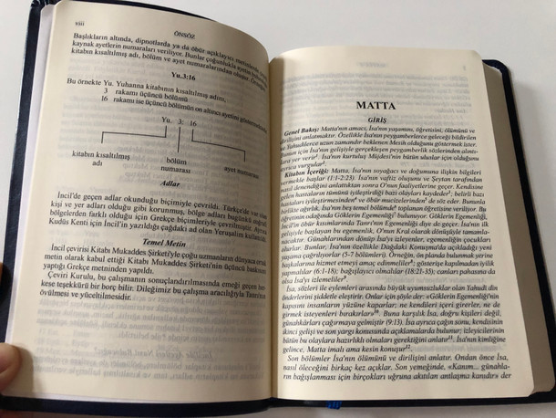 İncil Mezmurlar ve Özdeyişler / Turkish New Testament, Psalms & Proverbs - Imitation leather cover / Kitabi Mukaddes Şirketi 2020 / Turkish NT (9789754621259)