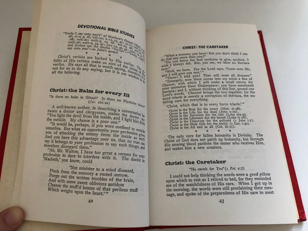 Devotional Bible Studies by F. E. Marsh / Published by Kregel Publications / Library of Congress Cataloging in Publication Data Marsh, Frederick Edward, 1858-1919 / Devotional Bible Studies - Pearls, Points and Parables (0825432308)