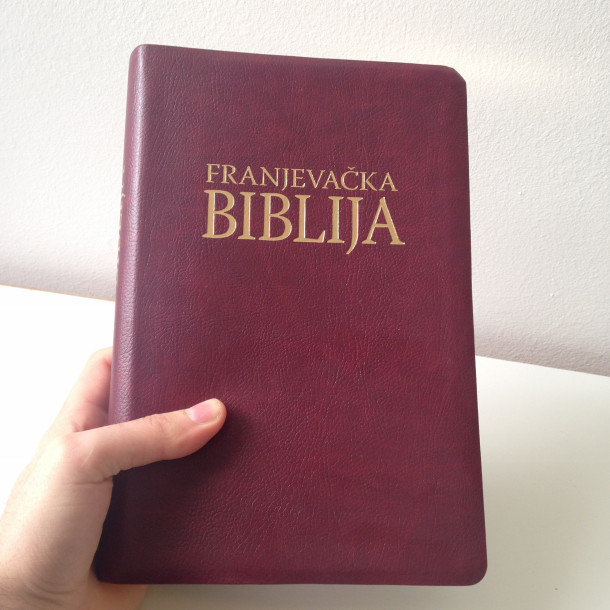 Croatian Franciscan Bible with Study Notes / Franjevacka Biblija - Fleksibilni Uvez 