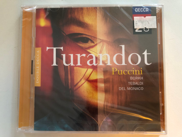 Puccini: Turandot - Borkh, Tebaldi, Del Monaco / Double Decca / Decca 2x Audio CD 1999 / 452 964-2