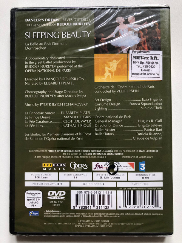 The Great Ballets of Rudolf Nureyev - Sleeping Beauty (807280702194)