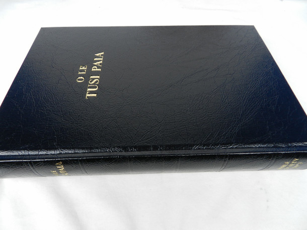 The Holy Bible in Samoan - New Revised Edition / O Le Tusi Paia - Large Print Bible, Stylish Black Cover, Golden Edges, Cross References