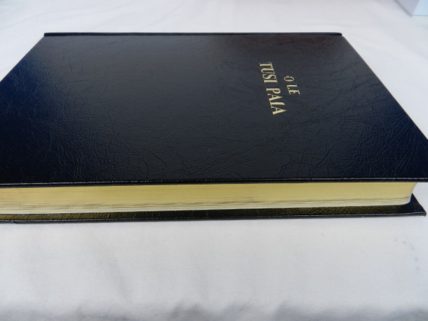 The Holy Bible in Samoan - New Revised Edition / O Le Tusi Paia - Large Print Bible, Stylish Black Cover, Golden Edges, Cross References