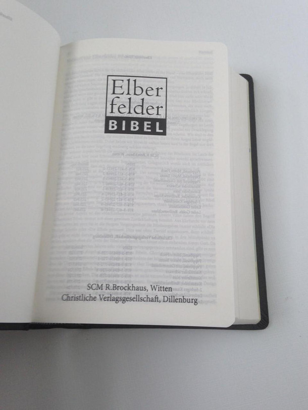 Elberfelder Bibel, 2. Auflage der Taschenausgabe 2009 (TS Nr. 25) Kunstleder Schwarz