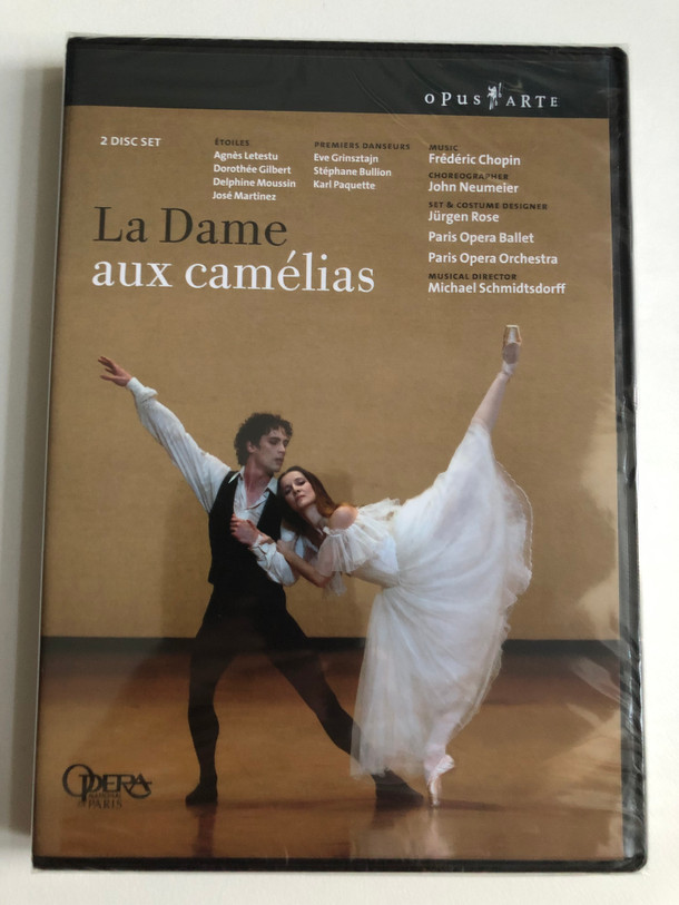 La Dame aux Camélias – Paris Opera Ballet (Opus Arte) 2 DVD Set (809478010081)