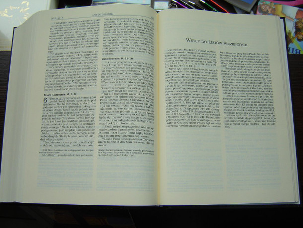 Polish Bible: Old & New Testaments, Black Hardcover with Jesus Portrait / Translated from Hebrew & Greek / Pismo Swiete: Starego I Nowego Testamentu / Kazimierz Romaniuk / Sandomierz 2020 (9788373008519) 