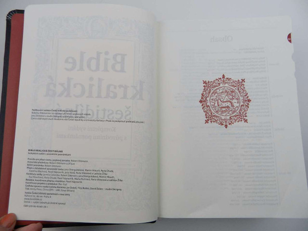 Czech Language Kralice Bible / Bible kralická šestidílná, kompletni vydani s puvodnimi poznamkami