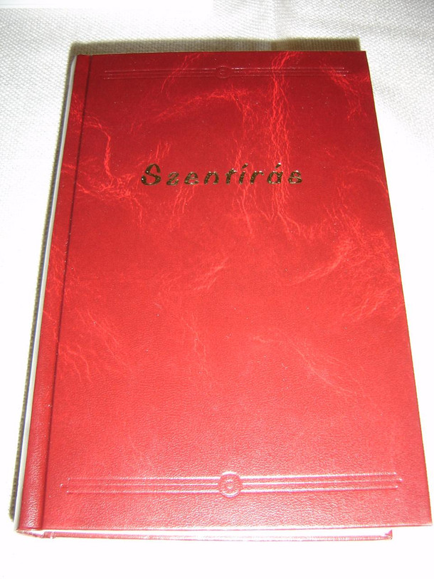 Szentírás – A Neovulgáta alapján / Hungarian Bible Old and New Testaments, Red Hardcover