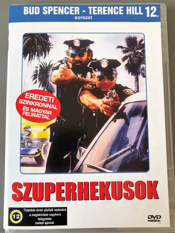 Szuperhekusok 1985 Miami Supercops / Region 2 PAL DVD / Has English and Hungarian Sound options / Bud Spencer, Terence Hill / Directed by Bruno Corbucci / Jackie Castellano, Ken Ceresne, Rhonda Lundstead, C.V. Wood Jr. (5999553601558)