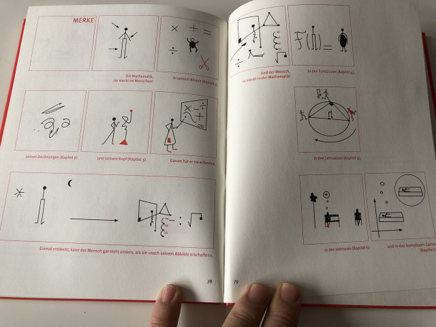 Die Wurzel des Lebens - Ein Mathematikbuch / The (Square)Root of Life - A Mathbook in German language / Clémence Gandillot / Interesting book on the Origins of Mathematics / Pictogram-like illustrations / Hardcover, 2010 (9783836302586)