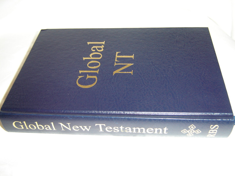 Invention of a real life Swedish Bible printer:  GLOBAL SIX LANGUAGE PARALLEL NEW TESTAMENT / GLOBAL NT / ENGLISH - GERMAN - FRENCH - SPANISH - RUSSIAN - ARABIC. Great tool for evangelism, great tool for learning languages.