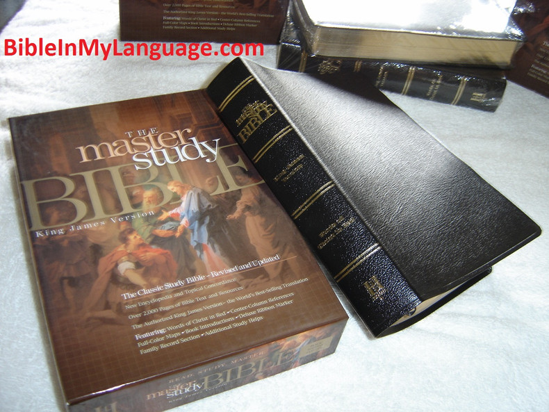 Special OUT OF PRINT BIBLES like the KJV Master Study Bible, Black Bonded Leather 