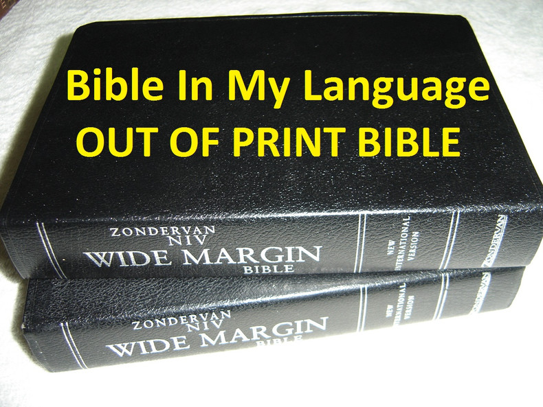 NIV WIDE MARGIN BIBLE 2001 Print with Red-letter words of Christ / Been out of print for a few years now, we managed to get 2 on hand last week