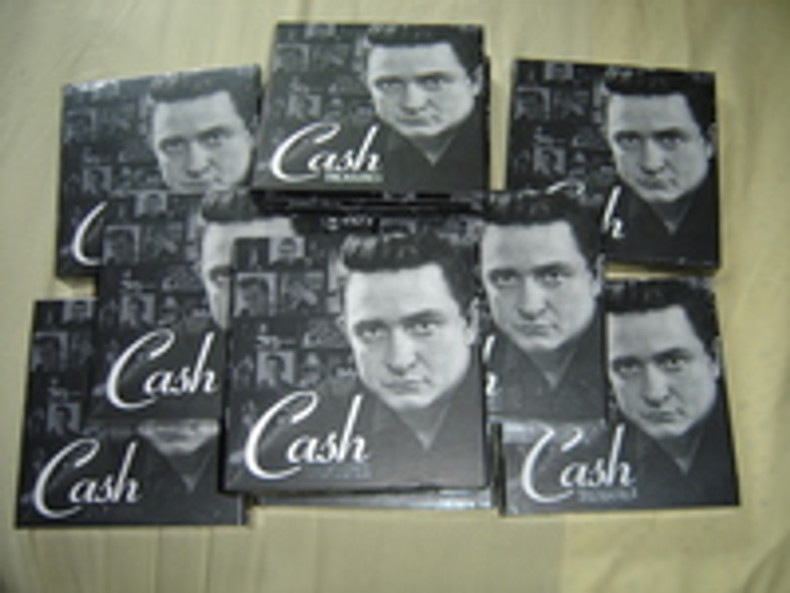 RARE CASH!!!  Cash Treasures / Johnny Cash: The Hits, Duets, Gospel Singer - 3 CD Collector's Set / 2013 Sony Music Entertainment / "Columbia" Release / Design by Randall Martin 