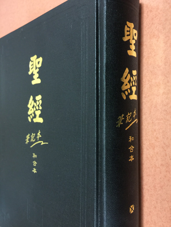 Chinese Bible with WIDE MARGIN?  YES we have it!  We call it the note taker Bible.  Has great characteristics:  Words of Jesus in red, nice maps at the end.