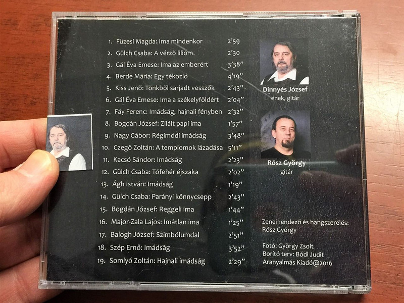 A templomok lázadása / The rebbelion of the Temples / Dinnyés József - Rósz György / Hungarian CD 2016 / Aranyalmás kiadó / 50-year Anniversary Recording