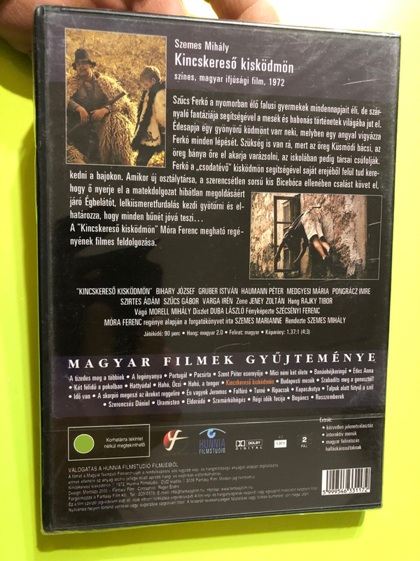 Kincskereső Kisködmön DVD The Magic Jacket / Directed by Szemes Mihály / Starring: Szűcs Gábor, Bihari József, Gruber István / Móra Ferenc regénye alapján / Magyar Filmek gyűjteménye (2016) (5999546331172)