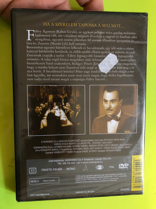 Fizessen Nagysád! DVD 1937 Pay Nagysád! / Directed by Ráthonyi Ákos / Starring: Kabos Gyula, Jávor Pál, Muráti Lili / Black & White Hungarian Classic (5999544560314)