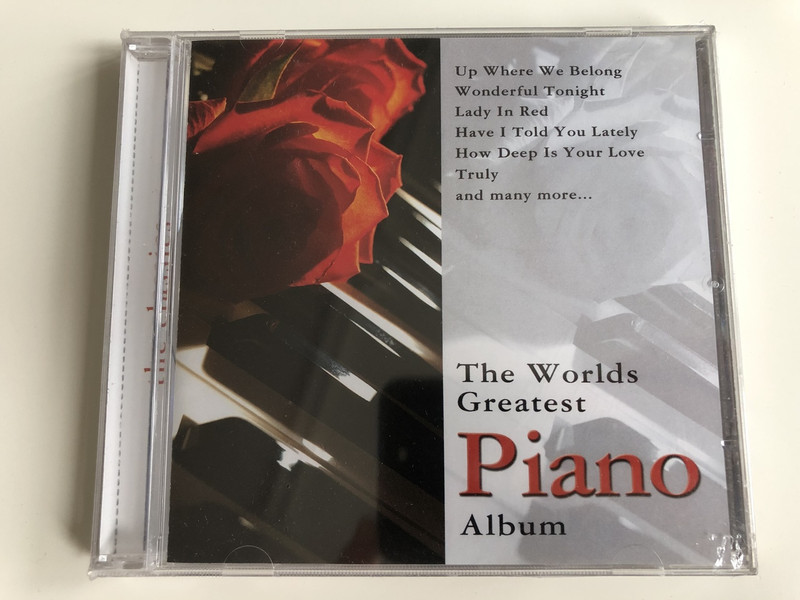 THE WORLDS GREATEST PIANO ALBUM / AUDIO CD 2005 EXCLUSIVE EDITION / UP WHERE WE BELONG, WONDERFUL TONIGHT, LADY IN RED, HAVE I TOLD YOU LATELY, HOW DEEP IS YOUR LOVE, TRULY AND MANY MORE... / PERFORMED BY MICHAEL EDWARDS & THE BELLEVUE ORCHESTRA (5706238326886)