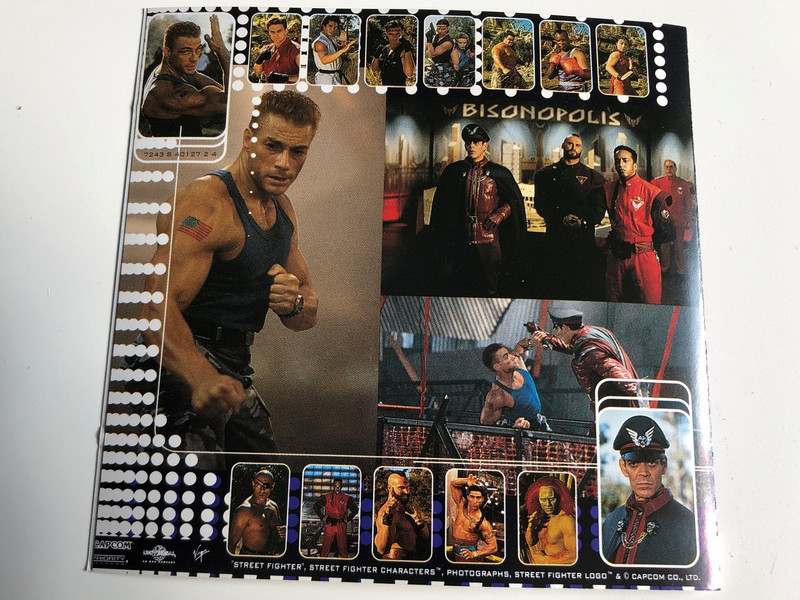 Street Fighter / All new songs from the motion picture / ICE CUBE, AHMAD/RAS KASS/SAAFIR, NAS, THE PHARCYDE, PARIS, RALLY RAL, THE B.U.M.S., LL COOL J, CRAIG MACK, HAMMER/DEION SANDERS.../ SOUNDTRACK / AUDIO CD 1994 (724384012724)