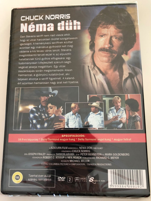 Néma Düh DVD 1982 Silent rage / Directed by Michael Miller / Starring: Chuck Norris, Toni Kalem, Brian Libby, Ron Silver (5999884099192)