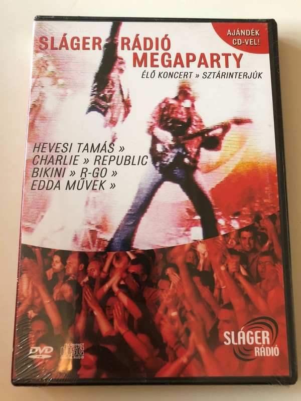 Sláger Rádió Megaparty DVD + CD 2005 / Hungarian Popular Music Anthology / Live Concert 