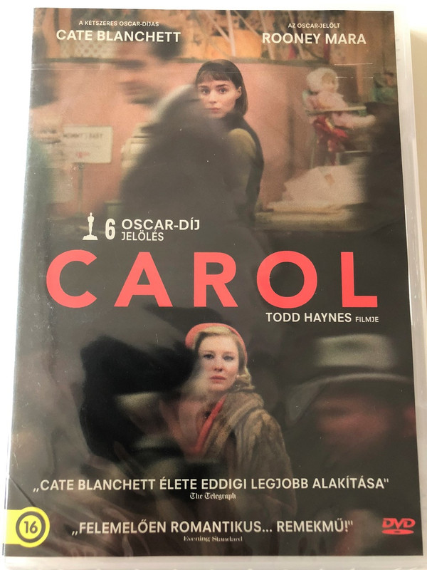 Carol DVD 2015 / Directed by Todd Haynes / Starring: Cate Blanchett, Rooney Mara (5999546338096)