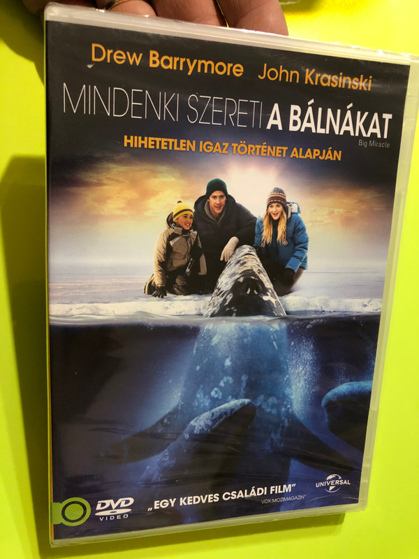 Big miracle DVD 2012 Mindenki szereti a bálnákat / Directed by Ken Kwapis / Starring: Drew Barrymore