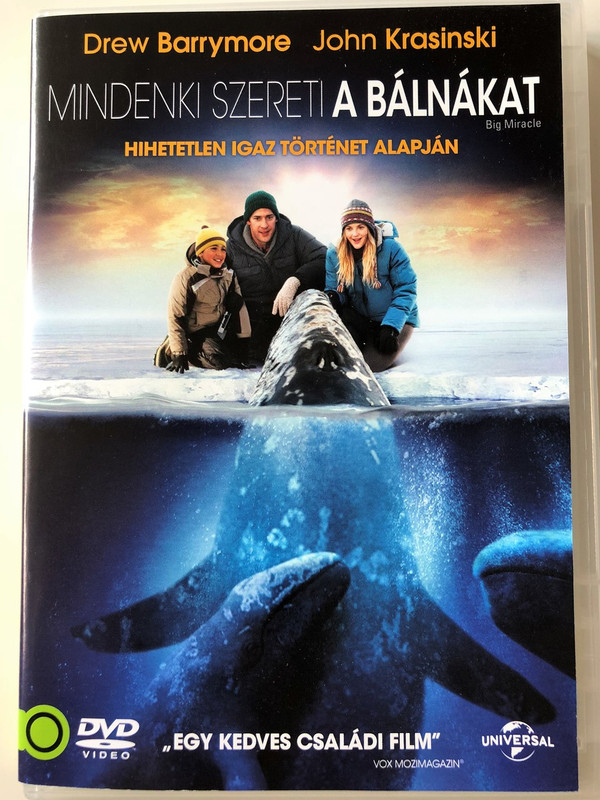 Big miracle DVD 2012 Mindenki szereti a bálnákat / Directed by Ken Kwapis / Starring: Drew Barrymore, John Krasinski (5996051052851)