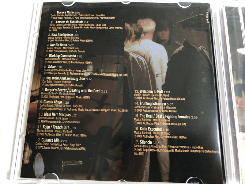 The Counterfeiters - Die Fälscher - Pénzhamisítók (Music From The Motion Picture) AUDIO CD 2007 / Soundtrack / Előadó: Marius Ruhland & Uli Auer / Karl Markovics, August Diehl, Marie Baumer, Devin Striesow (3299039918623)