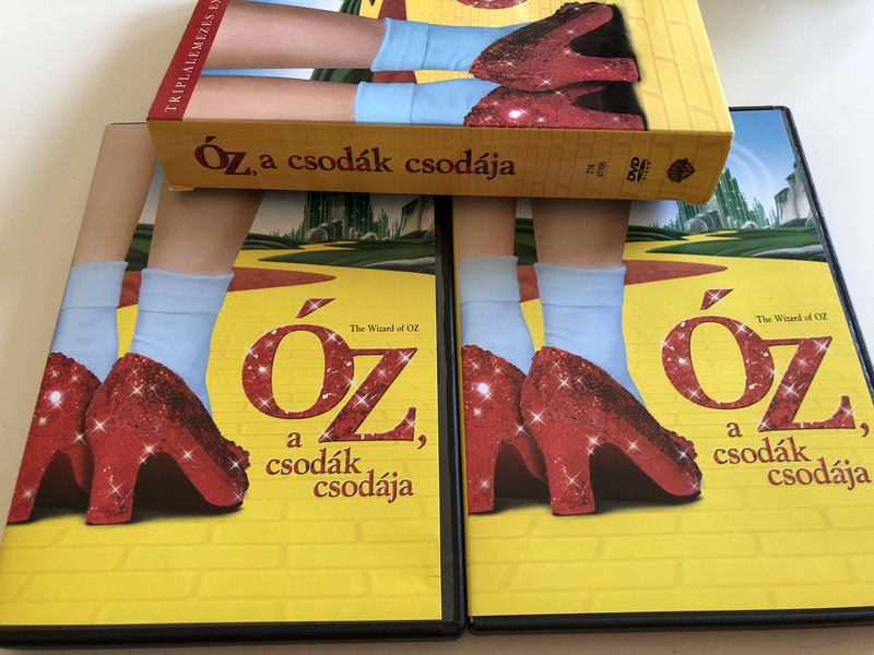  The Wizard of Oz DVD 1939 Óz, a csodák csodája / Directed by Victor Fleming, King Vidor / Starring: Judy Garland, Frank Morgan, Ray Bolger, Bert Lahr / 3 DVD Box Set (5996514005295)