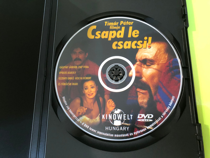 Csapd le Csacsi! DVD 1992 / Directed by Tímár Péter / Starring: Pap Vera, Gáspár Sándor, Eperjes Károly, Eszenyi Enikő, Koltai Róbert, Törőcsik Mari / Hungarian satire film