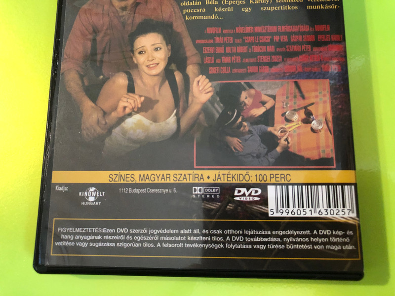 Csapd le Csacsi! DVD 1992 / Directed by Tímár Péter / Starring: Pap Vera, Gáspár Sándor, Eperjes Károly, Eszenyi Enikő, Koltai Róbert, Törőcsik Mari / Hungarian satire film