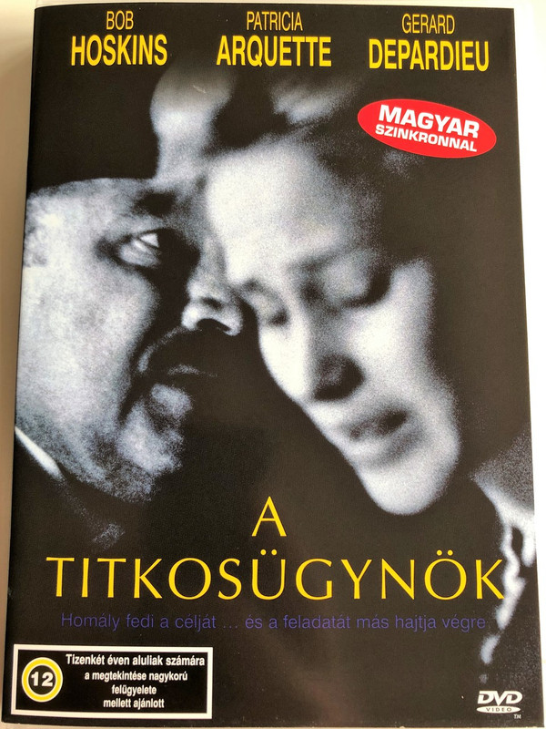 The Secret Agent DVD 1996 A Titkosügynök / Directed by Christopher Hampton / Starring: Bob Hoskins, Patricia Arquette, Gerard Depardieu (5999544560604)