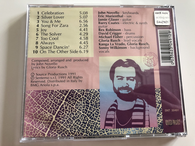 John Novello - On The Other Side / AUDIO CD 1991 / Keyboardist/composer/arranger, and producer (0035623049129)