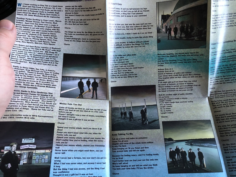 Kingtide - Weddings Parties Anything / AUDIO CD 1993 / Mick Thomas, Mark Wallace, Paul Thomas, Michael Barclay, Stephen O'Prey, Jen Anderson (745099377328)