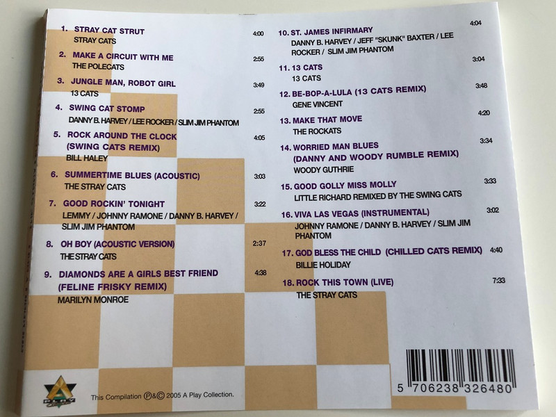 The Stray cats and friends / Rockabilly Ball / Rock This Town, Be Bob A Lula, Stray Cat Strut, Rock Around The Clock and many more / AUDIO CD 2005 (5706238326480)