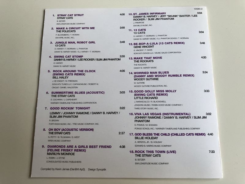 The Stray cats and friends / Rockabilly Ball / Rock This Town, Be Bob A Lula, Stray Cat Strut, Rock Around The Clock and many more / AUDIO CD 2005