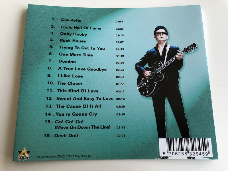 Roy Orbison - Hits and Rarities / AUDIO CD 2005 / Includes: Ooby Dooby, Claudette, Rock House, Domino / Roy Kelton Orbison:  Singer-songwriter 