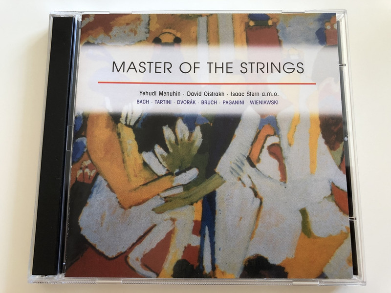  Master of the Strings / Yehudi Menuhin, David Oistrakh, Isaac Stern a.m.o. / Bach, Tartini, Drovák, Bruch, Paganini, Wieniawski / AUDIO 3 CD 2003 (4011222214836)