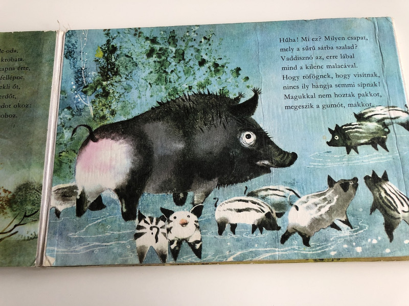 Erdőben Jártam - Csukás István - Csergezán Pál / 3. Kiadás - 3th Edition / HUNGARIAN COLORFUL RHYME BOARD BOOK FOR CHILDREN / SZÍNES LAPOZÓ (9631124088)