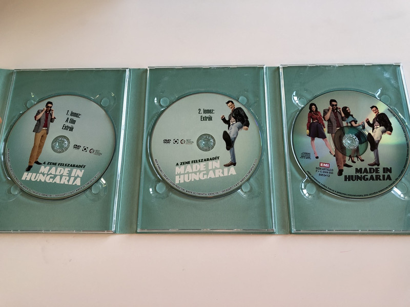 Made in Hungaria DVD 2009 Collector's Limited Edition Disc set / Directed by Gergely Fonyó / Starring: Tamás Szabó Kimmel, Tünde Kiss, Iván Fenyő / 2 DVDs + Audio CD with OST (5999544255555)
