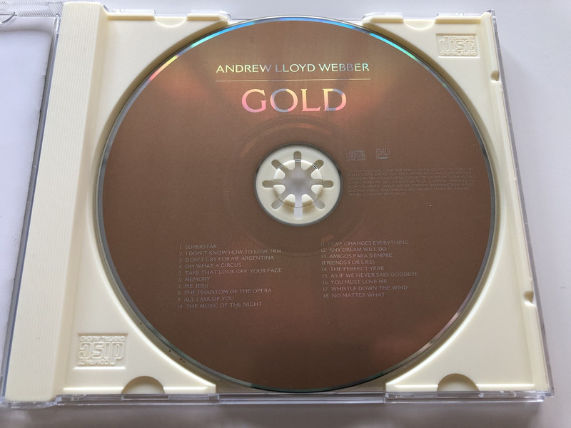 Andrew Lloyd Webber - Gold / AUDIO CD 2001 / The Definitive Hit Singles Collection