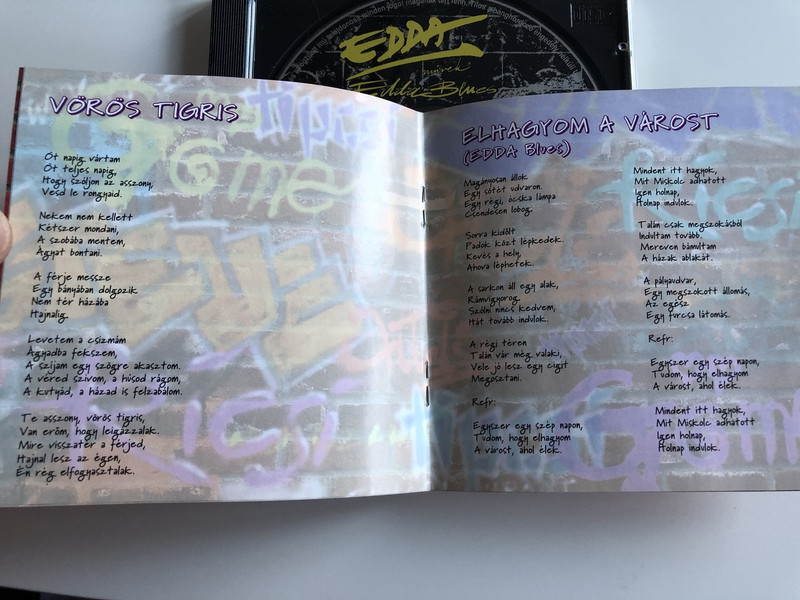  Edda művek - EDDA BLUES / AUDIO CD 1995 / Edda Művek is a successful Hungarian rock band: Attila Pataki, István Alapi, Zoltán Hetényi, László Kicska, Zsolt Gömöry (706301292921) 