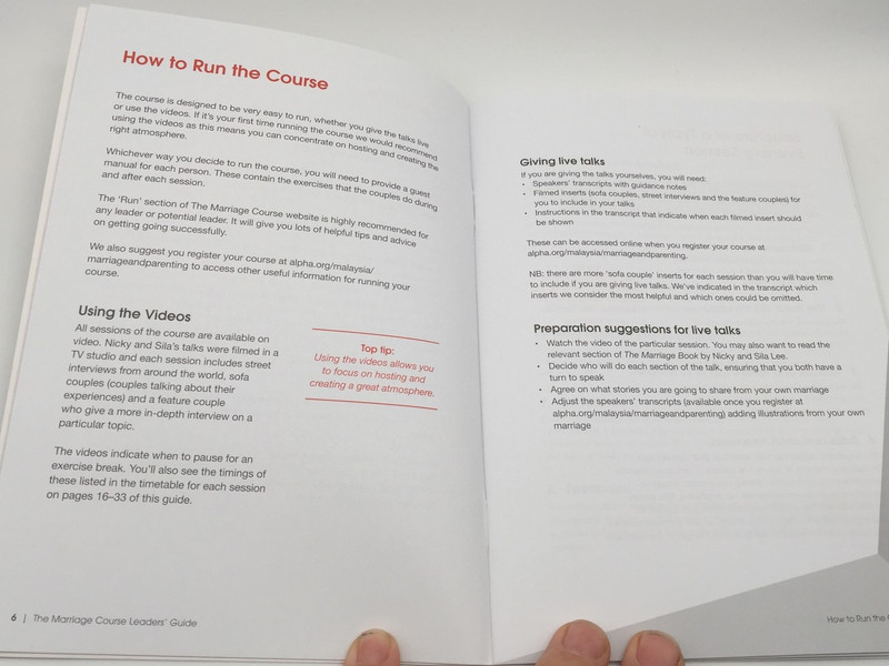 The Marriage Course Leaders Guide