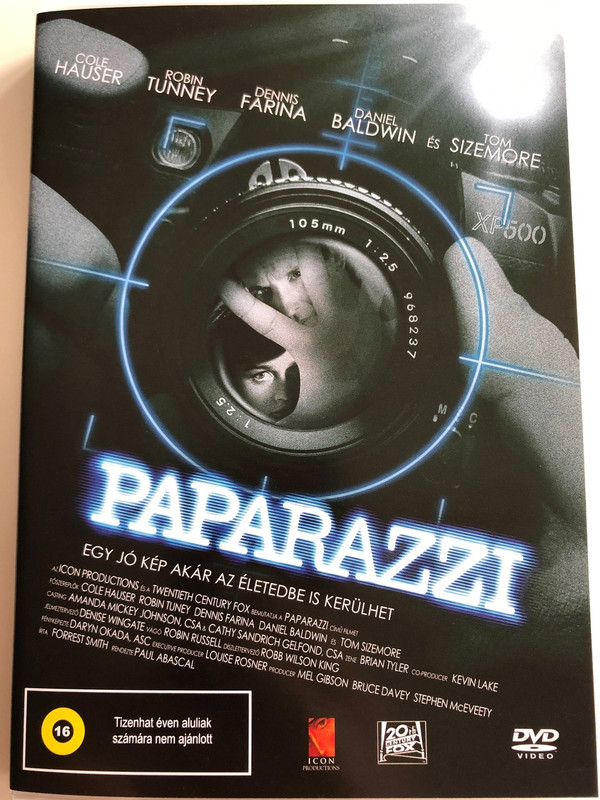 Paparazzi DVD 2004 / Directed by Paul Abascal / Starring: Cole Hauser, Robin Tunney, Dennis Farina, Daniel Baldwin, Tom Sizemore (5999545584289)